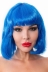 Парик-каре синий Джага-Джага
