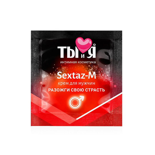 Возбуждающий крем Sextaz-M для мужчин (пробник)
