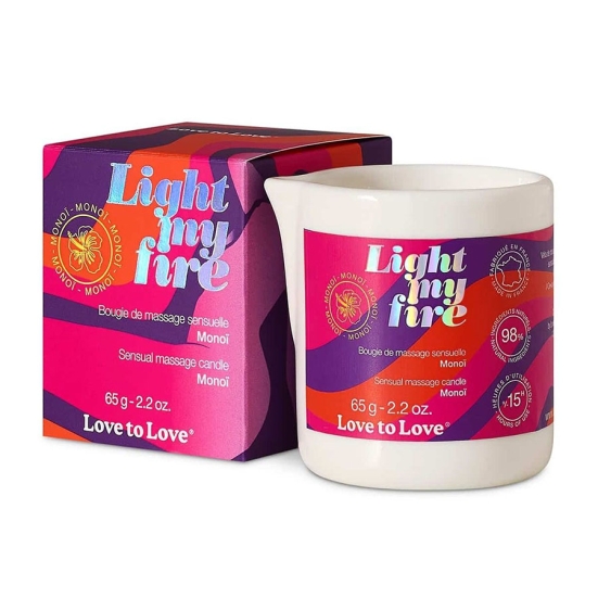 Массажная свеча Light My Fire