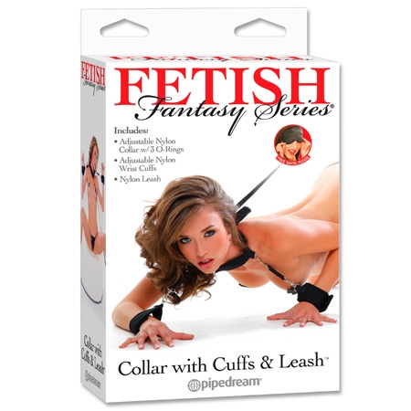 Набор для бондажа Collar with Cuffs and Leash