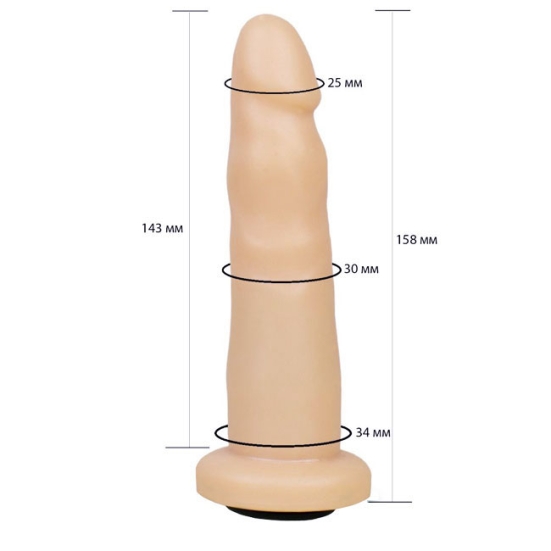 Фаллос-насадка Lovetoy 200600