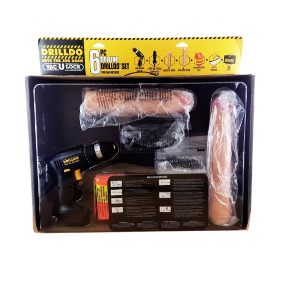 Набор с секс-шуруповёртом Drilldo Deluxe Set 6 Piece