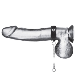 Поводок на пенис Snap Cock Ring With 12&quot; Leash
