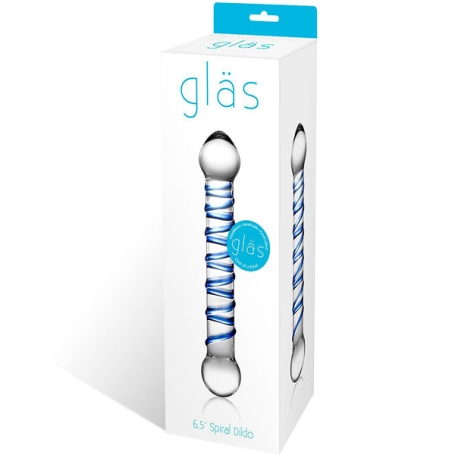 Фаллос из стекла Glas Spiral Dildo