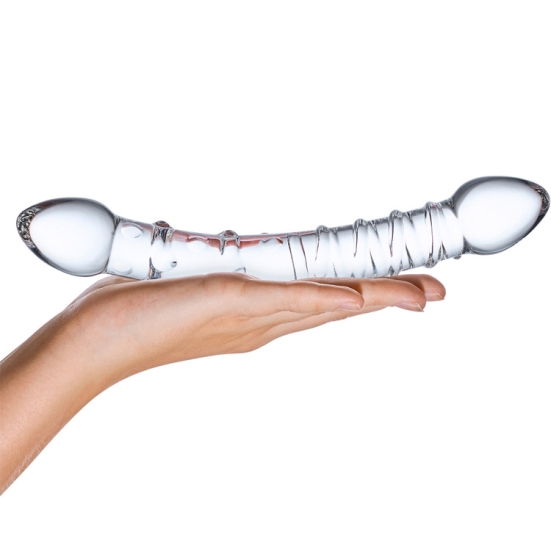 Фаллос из стекла Glas Double Trouble
