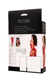 Красное боди Erolanta Glossy Doja