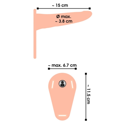 Страпон Orion Vibrating Strap-On