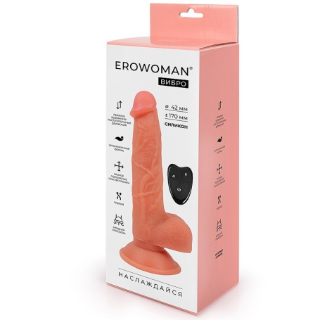 Фаллос-вибратор Erowoman ER-30071