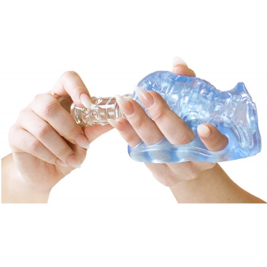 Мастурбатор FleshSkins - Grip Blue Ice